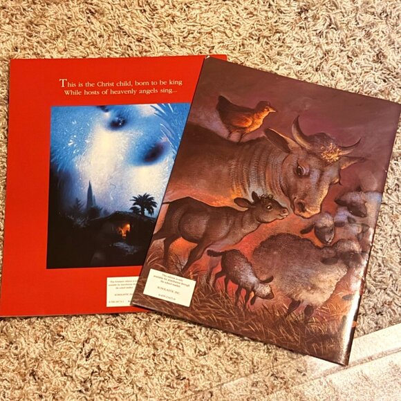 Nativity Christmas Story Picture Book Lot This Is the Star Come See Scholastic - Picture 2 of 16